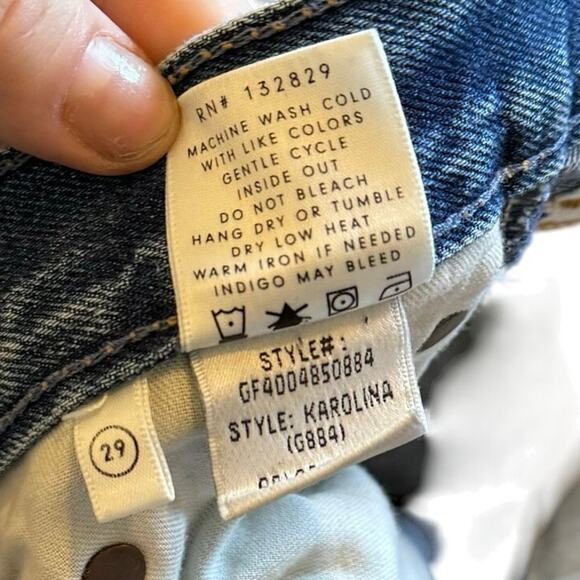 GRLFRND Karolina Straight Distressed Jean - Picture 6 of 8